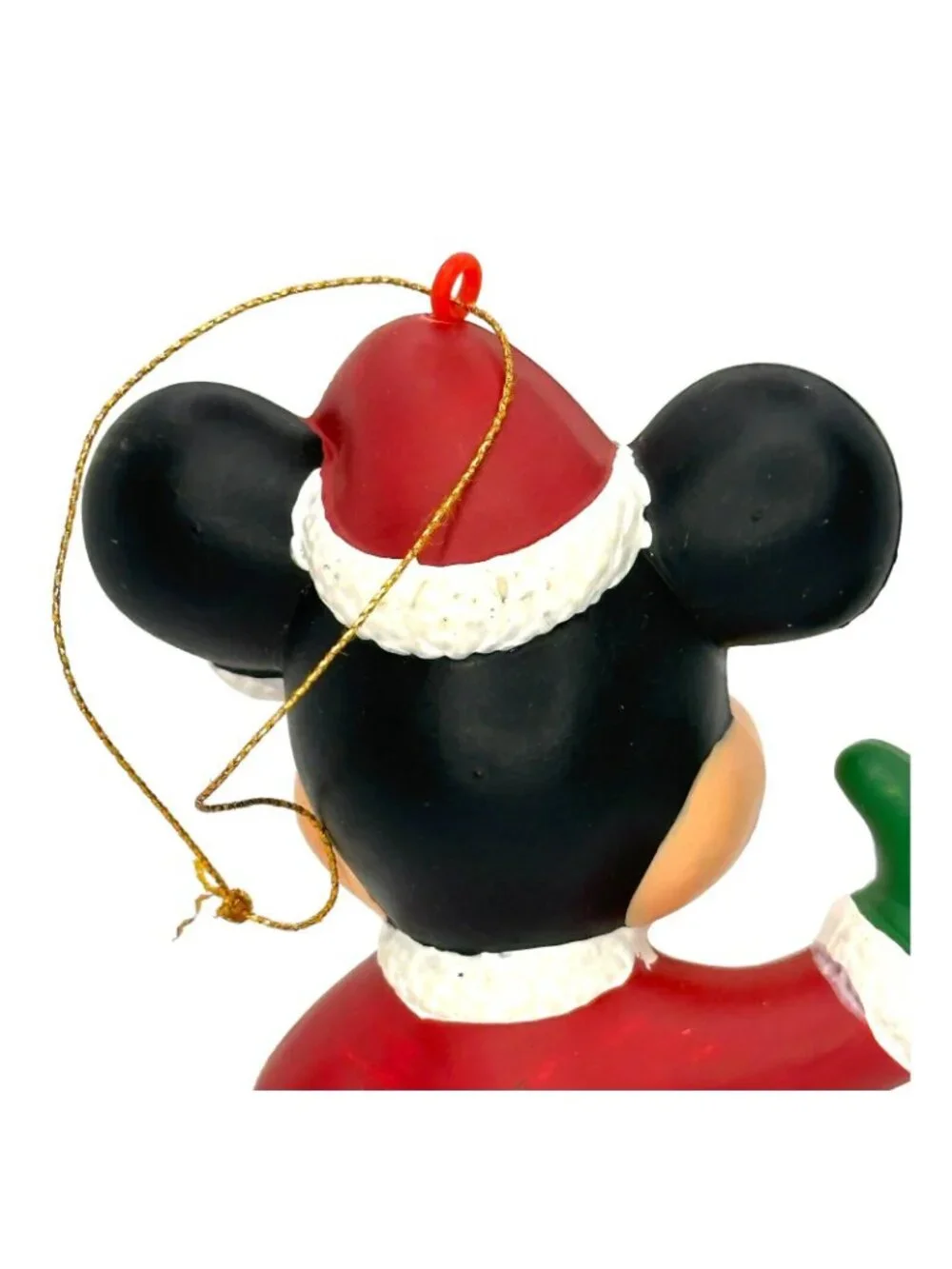 Disney Minnie & Mickey Mouse Christmas Ornaments Set Of 2 Santa Holiday Decor